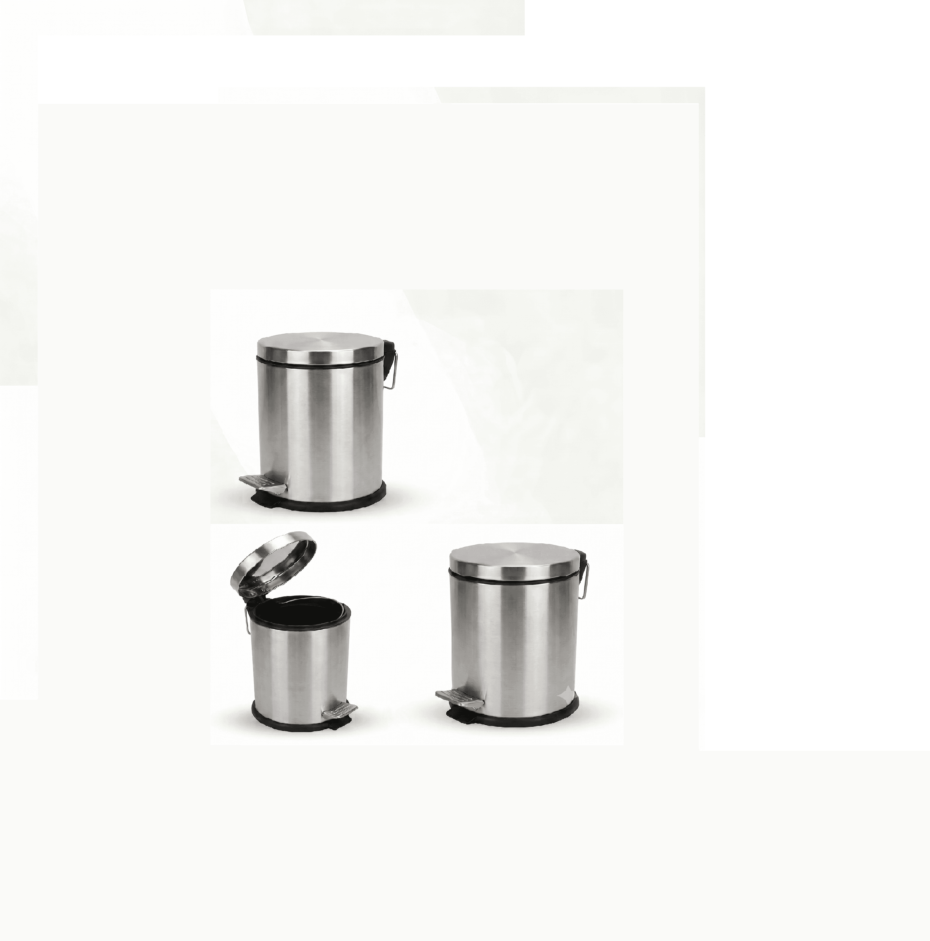 Premium Stainless Steel Pedal Dustbin