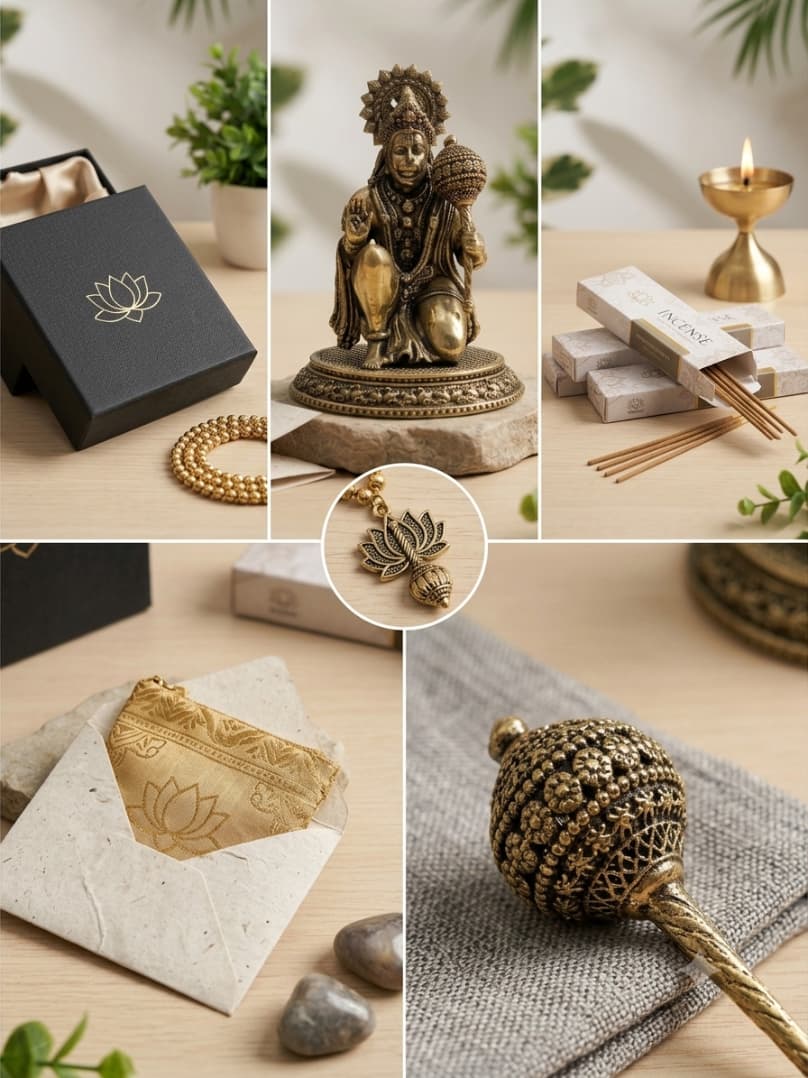 Brass Hanuman Ji Statue detailing and craftsmanship