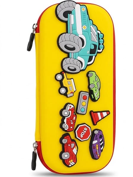 Rock wheel Silicone Character-Charm Console Carrying Case (Switch-Style Pouch) (Crocs pouch)