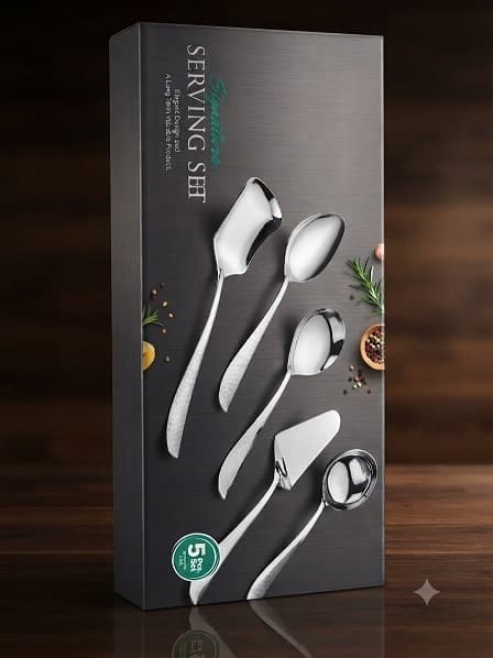 Signature Steel Serving Set
