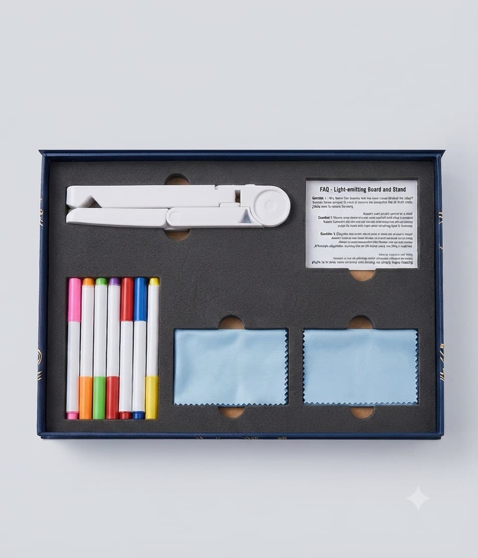 LED Panel Colorful Writing Tablet detailing and craftsmanship