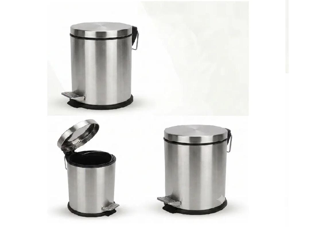 Premium Stainless Steel Pedal Dustbin