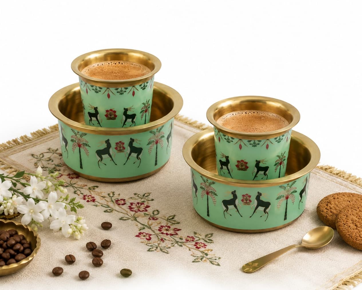 AKSORA Emerald Oasis Heritage Dabara Set