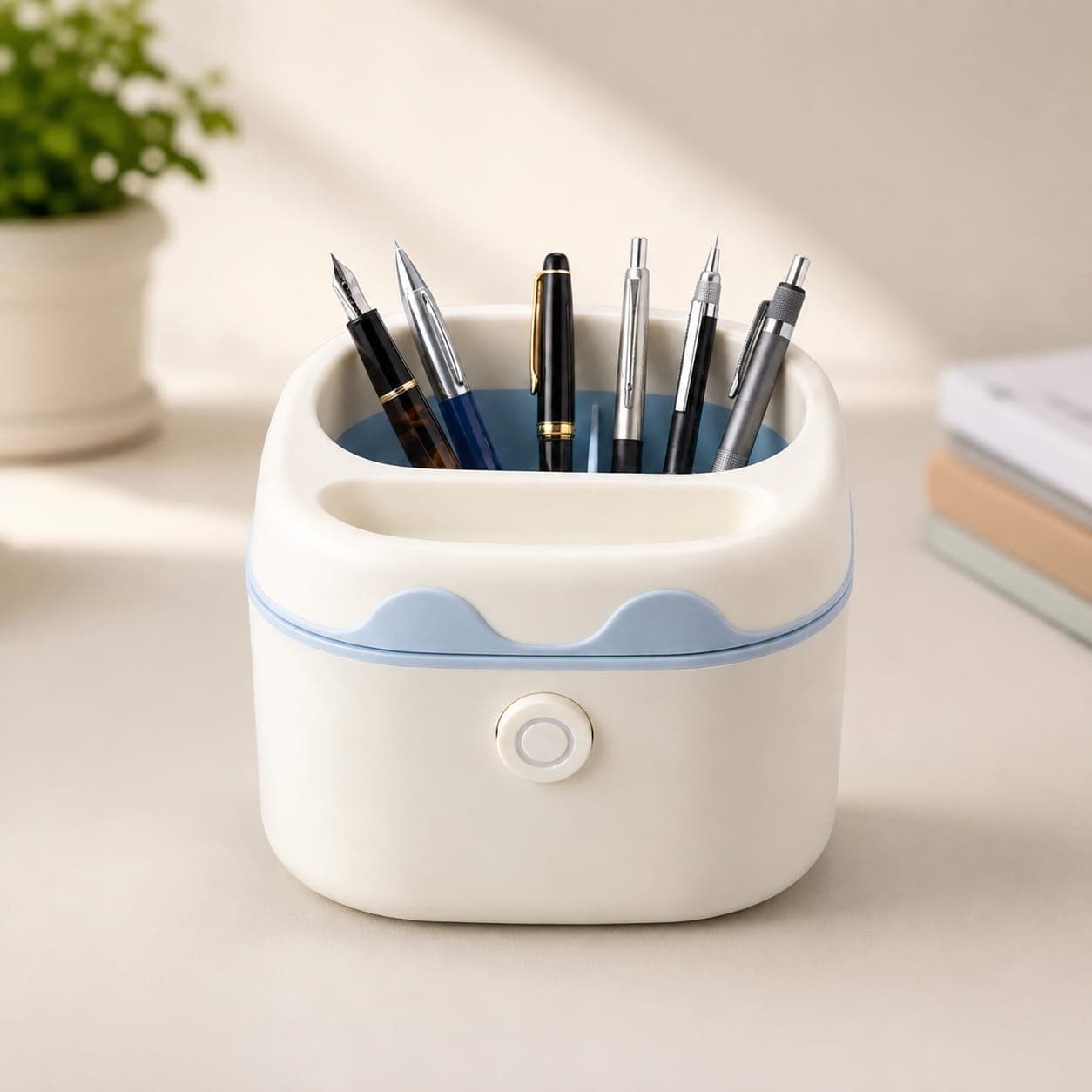 Cartoon Robot Desktop Stationery Organizer