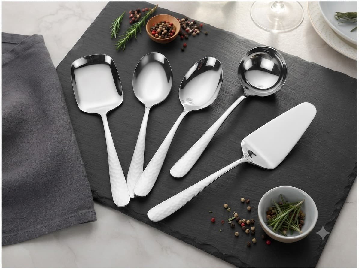 Signature Steel Serving Set