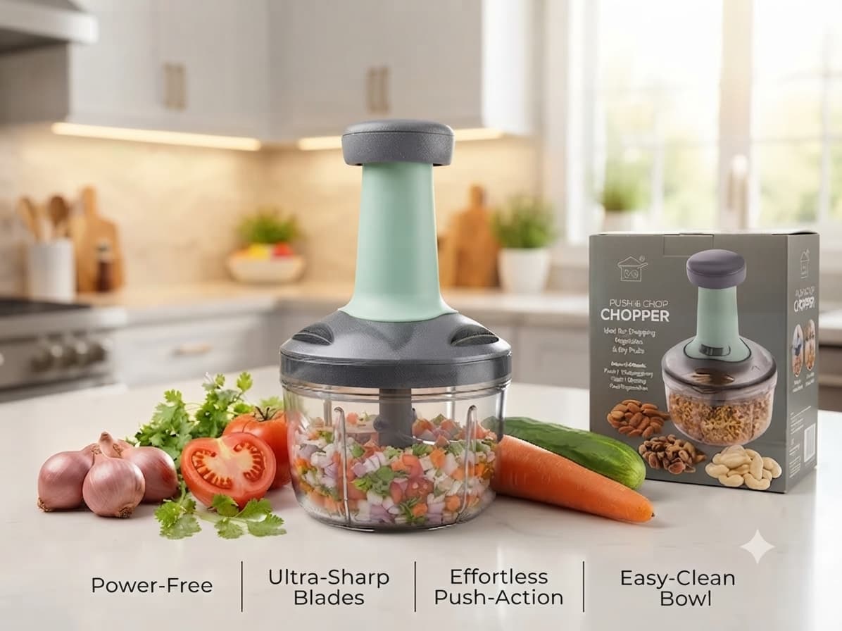 Push Vegetable Chopper