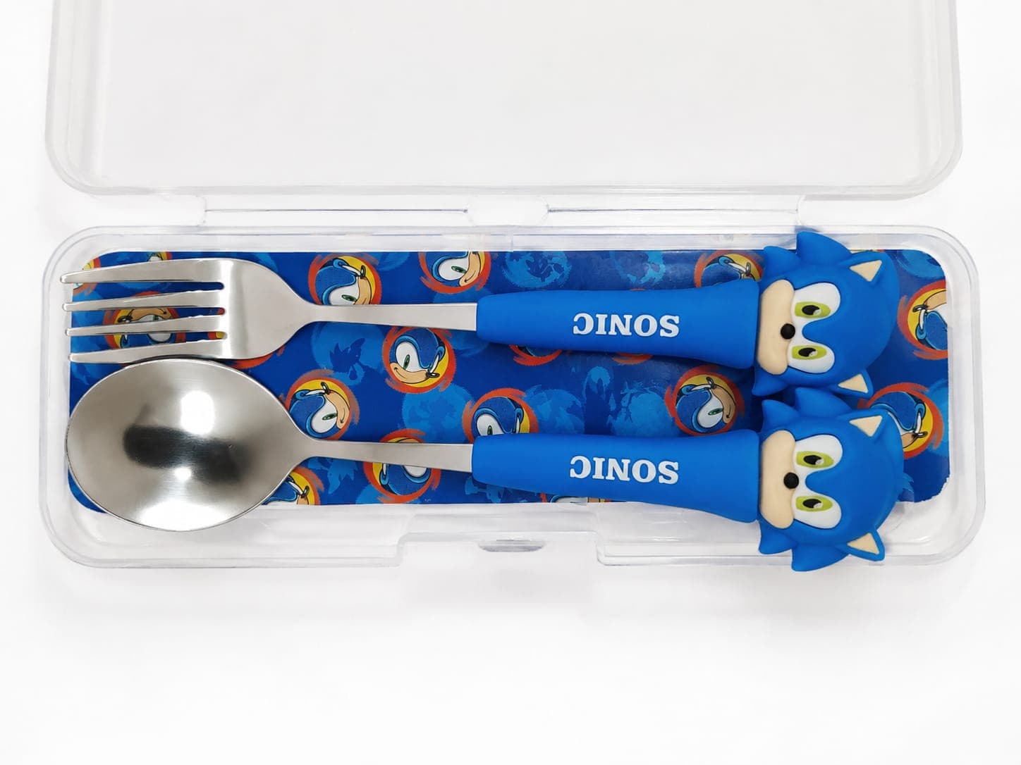 Sonic Character Stainless Steel Spoon & Fork Set