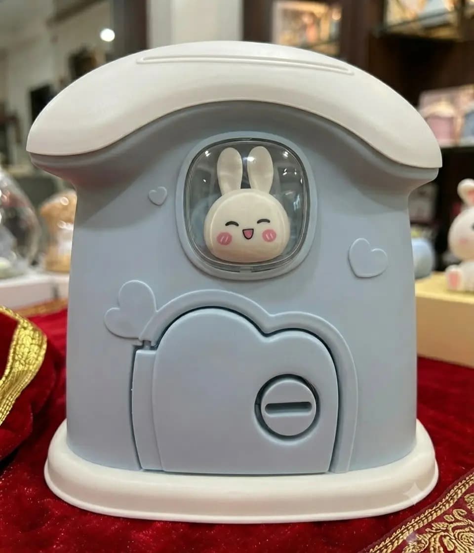 Bunny House Coin Bank (Piggy Bank)