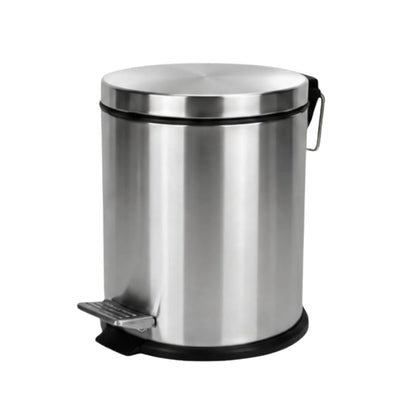 Stainless Steel Pedal Dustbin, Round